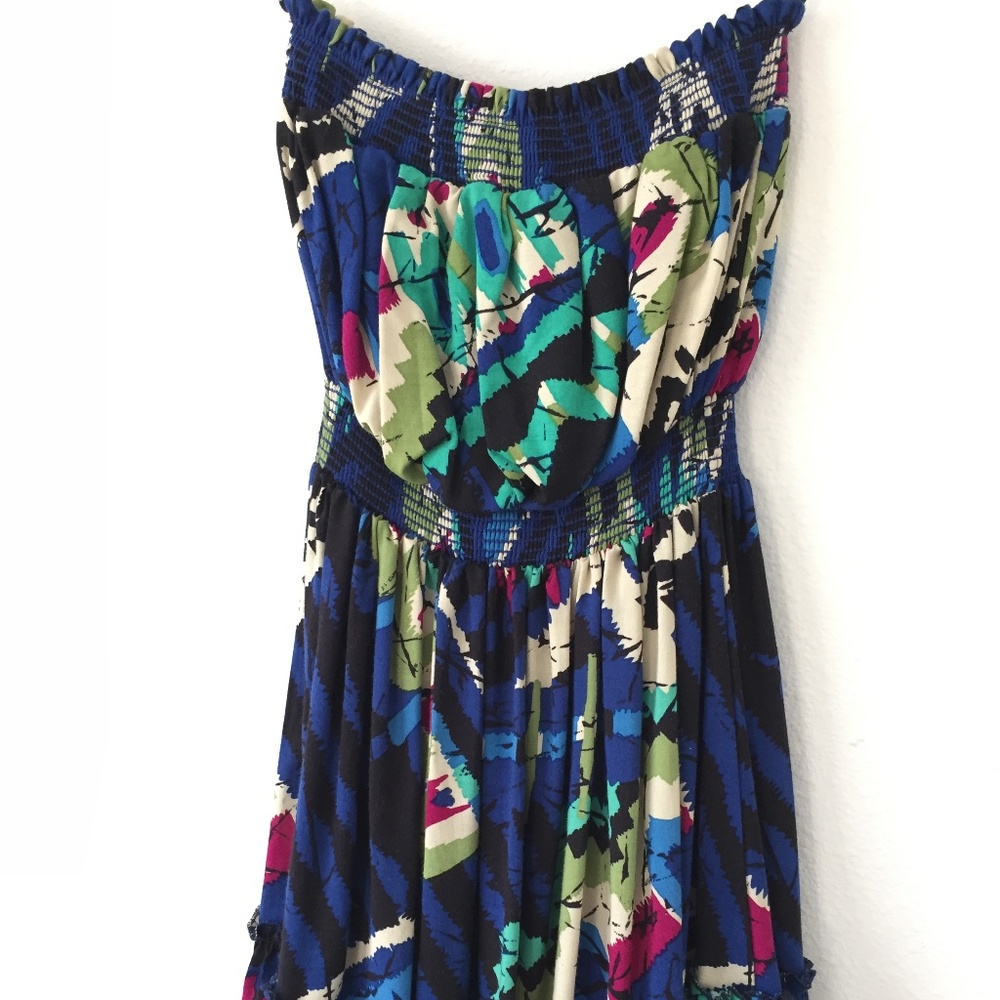 Aztec Ruffle Tunic Top - Picture 5 of 8